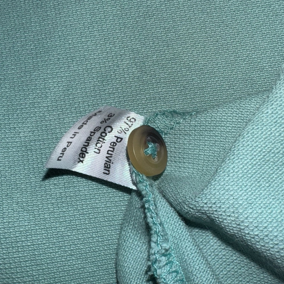 Men’s Perlis New Orleans Crawfish Polo Shirt XL Light green golf Cajun - Picture 6 of 7